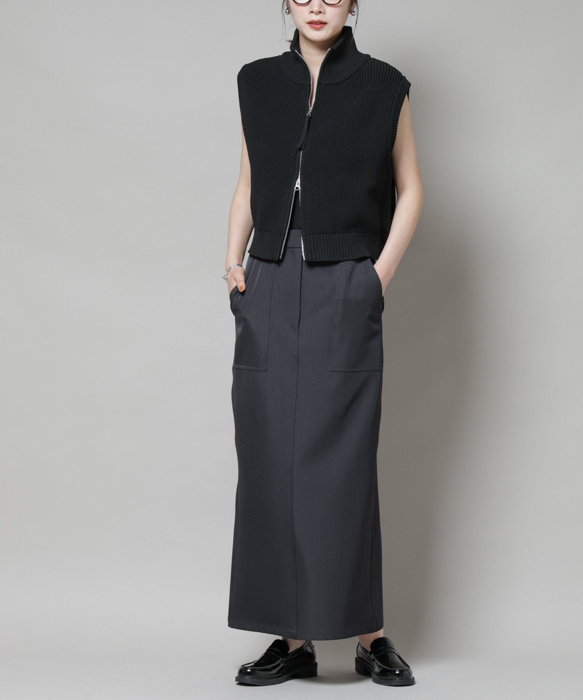 【ナノ ユニバース/nano universe】のポケットディティールナロースカート(セットアップ可) インテリア・キッズ・メンズ・レディースファッション・服の通販 founy(ファニー) ファッション Fashion レディースファッション Fashion for Women セットアップ Matching Sets スカート・ミニ/ミディ/マキシ Skirts / Mini, Midi & Maxi Skirts ウォッシャブル Machine Washable シンプル Simple, Minimal スリット Slit, Slit Detail セットアップ Set-Up, Coordinated Outfit テーラード Tailored, Tailored Fit アウトレット Outlet / Clearance おすすめ Recommended / Our Picks エレガント 上品 Elegant 2025年 2025 2025-2026秋冬・A/W Autumn/Winter 2025–26 AW25–26 チャコール3|ID: prp329100004821896 ipo3291000000035047489