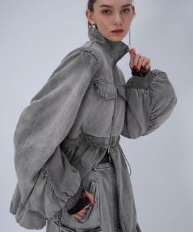 【ハレ/HARE】のMA-1ライクペプラムブルゾン 人気、トレンドファッション・服の通販 founy(ファニー) ファッション Fashion レディースファッション Fashion for Women アウター Coat / Outerwear Collection ブルゾンジャケット・スポーティアウター Blouson Jackets MA-1ジャケット MA-1 Bomber Jackets / Flight Jackets おすすめ Recommended / Our Picks ウェーブ Wavy Pattern ショート Short, Short Length ストレート Straight, Straight Cut タイツ Tights, Legwear デニム Denim, Jeans Material ドッキング Docking, Mixed Material ドローコード Drawcord, Drawstring Cord バランス Balance, Style Balance ブルゾン Blouson, Bomber Jacket ペプラム Peplum, Flared Hem ミドル Middle Length, Mid Height ミリタリー Military, Army Style ロング Long, Long-Length ワイド Wide, Wide Fit |ID:prp329100004821899