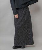 【ミューニック/Munich】のツイード*ヴィンテージサテンマキシスカート 人気、トレンドファッション・服の通販 founy(ファニー) ファッション Fashion レディースファッション Fashion for Women スカート Skirts ヴィンテージ Vintage Style カットソー Cut and Sewn Top クール Cool, Chic コンパクト Compact, Small Size ストレッチ Stretch, Stretchy Fabric ツイード Twill, Twill Weave 台形 A-Line, Trapezoid Shape ネップ Nepp, Slub Yarn ブライト Bright, Shiny マキシ Maxi, Full Length リラックス Relax, Relaxed Fit ロング Long, Long-Length A/W・秋冬 Autumn/Winter おすすめ Recommended / Our Picks 2025年 2025 2025-2026秋冬・A/W Autumn/Winter 2025–26 AW25–26 thumbnail blk|ID: prp329100004821906 ipo3291000000035047574