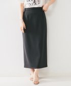 【アンタイトル/UNTITLED】の【後ろウエストゴム/ストレッチ性/オンオフ】ジャージナロースカート チャコールグレー|ID: prp329100004821921 ipo3291000000035047728