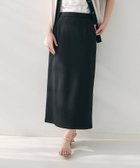 【アンタイトル/UNTITLED】の【後ろウエストゴム/ストレッチ性/オンオフ】ジャージナロースカート ブラック|ID: prp329100004821921 ipo3291000000035047729