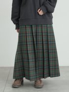 【サマンサモスモス/Samansa Mos2】の【帯電防止裏地】柄アソートプリーツスカート 人気、トレンドファッション・服の通販 founy(ファニー) ファッション Fashion レディースファッション Fashion for Women スカート Skirts プリーツスカート / 上品フェミニンスタイル Pleated Skirts シンプル Simple, Minimal スウェット / スエット Sweatshirt, Sweatwear プリーツ Pleats, Pleated thumbnail グリーン|ID: prp329100004821922 ipo3291000000035047736