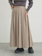 【サマンサモスモス/Samansa Mos2】の【帯電防止裏地】柄アソートプリーツスカート 人気、トレンドファッション・服の通販 founy(ファニー) ファッション Fashion レディースファッション Fashion for Women スカート Skirts プリーツスカート / 上品フェミニンスタイル Pleated Skirts シンプル Simple, Minimal スウェット / スエット Sweatshirt, Sweatwear プリーツ Pleats, Pleated thumbnail ベージュ|ID: prp329100004821922 ipo3291000000035047737