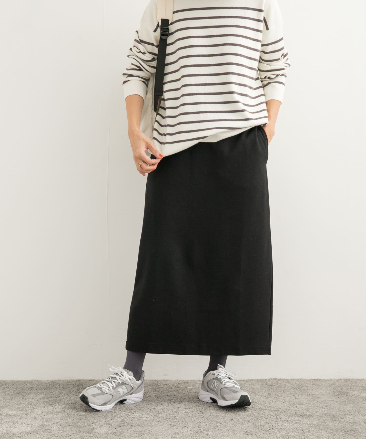 【アーバンリサーチ ドアーズ/URBAN RESEARCH DOORS】のダンボールニットストレートスカート インテリア・キッズ・メンズ・レディースファッション・服の通販 founy(ファニー) ファッション Fashion レディースファッション Fashion for Women スカート Skirts 2024年 2024 2024-2025秋冬・A/W Autumn/Winter 2024–25 AW24–25 冬 Winter / This Winter ストレッチ Stretch, Stretchy Fabric ストレート Straight, Straight Cut スリット Slit, Slit Detail フィット Fit, Slim Fit ロング Long, Long-Length A/W・秋冬 Autumn/Winter BLACK|ID: prp329100004821939 ipo3291000000035047943