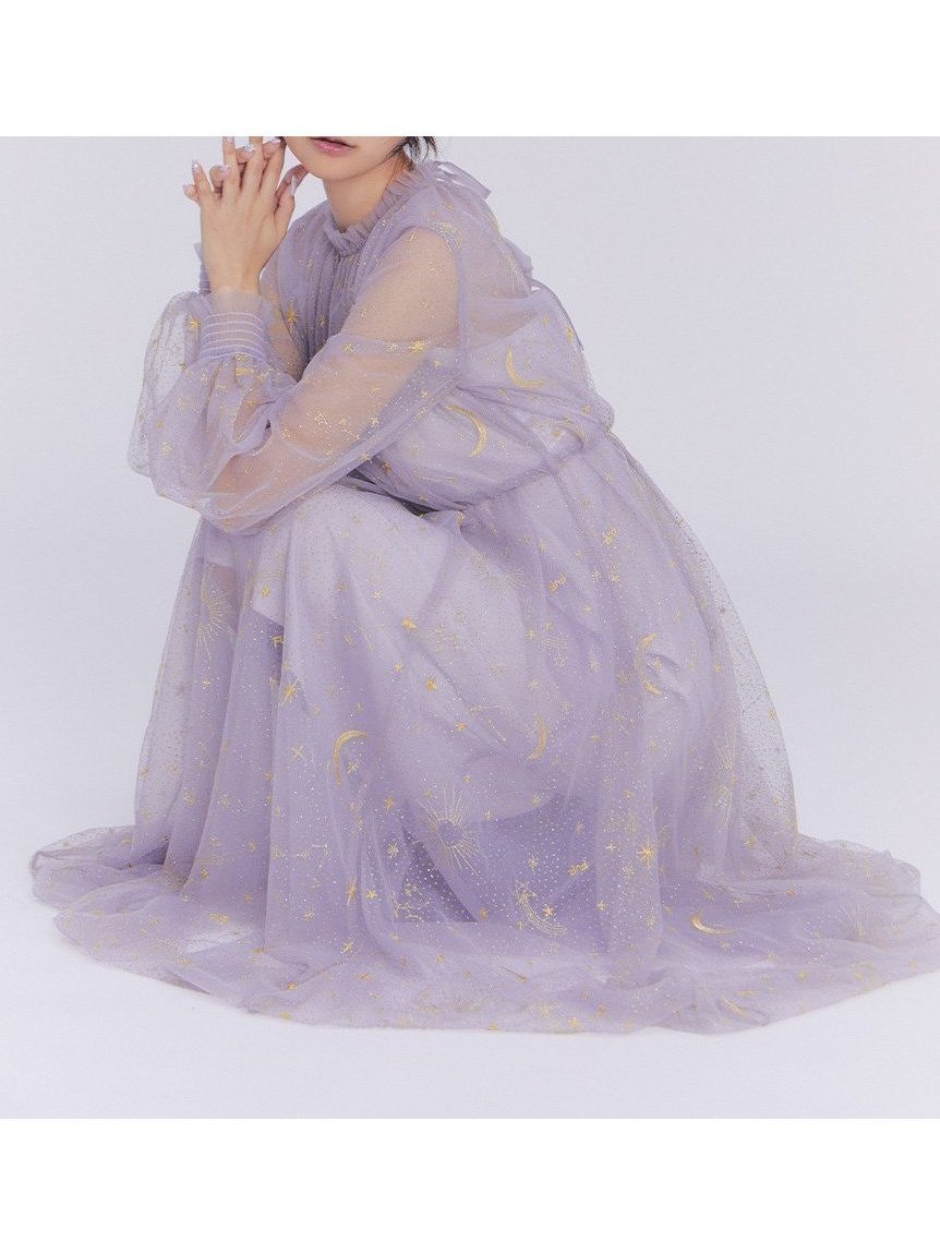 【ファーファー/FURFUR】のTwilightラメチュール刺繍ドレス インテリア・キッズ・メンズ・レディースファッション・服の通販 founy(ファニー) 　ファッション　Fashion　レディースファッション　Fashion for Women　ワンピース　Dresses　フォーマル・パーティードレス・結婚式用ドレス　Elegant & Casual Dresses　おすすめ　Recommended / Our Picks　インナー　Innerwear　スマート　Smart, Elegant　ダウン　Down, Puffer　デニム　Denim, Jeans Material　ドレス　Dress, One-Piece　バランス　Balance, Style Balance　フィット　Fit, Slim Fit　プリント　Print, Printed Pattern　モチーフ　Motif, Design Theme　LGRY[005]|ID: prp329100004821944 ipo3291000000035047995