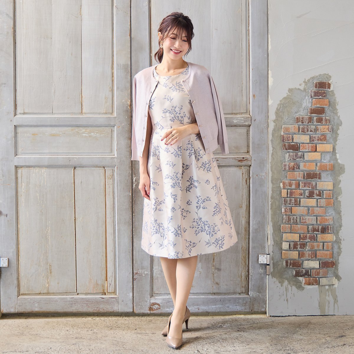 【ローズティアラ/Rose Tiara】のスズランジャカードワンピース 人気、トレンドファッション・服の通販 founy(ファニー) 　ファッション　Fashion　レディースファッション　Fashion for Women　ワンピース　Dresses　おすすめ　Recommended / Our Picks　ジャカード／ジャガード　Jacquard, Woven Pattern　パーティ　Party, Party Style　フィット　Fit, Slim Fit　フレア　Flare, Flared　ポケット　Pocket, Pocket Detail　リボン　Ribbon, Bow　エレガント 上品　Elegant　二次会　After Party　結婚式　Wedding　 other-1|ID: prp329100004821945 ipo3291000000035048011