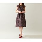 【ローズティアラ/Rose Tiara】のスズランジャカードワンピース 人気、トレンドファッション・服の通販 founy(ファニー) ファッション Fashion レディースファッション Fashion for Women ワンピース Dresses おすすめ Recommended / Our Picks ジャカード／ジャガード Jacquard, Woven Pattern パーティ Party, Party Style フィット Fit, Slim Fit フレア Flare, Flared ポケット Pocket, Pocket Detail リボン Ribbon, Bow エレガント 上品 Elegant 二次会 After Party 結婚式 Wedding thumbnail ブラウン|ID: prp329100004821945 ipo3291000000035048013