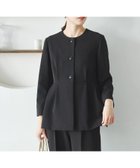【アーバンリサーチ/URBAN RESEARCH】のノーカラーペプラムジャケット 人気、トレンドファッション・服の通販 founy(ファニー) ファッション Fashion レディースファッション Fashion for Women アウター Coat / Outerwear Collection レディースジャケット・軽アウター Jackets 2026年 2026 おすすめ Recommended / Our Picks アクセサリー Fashion Accessories インナー Innerwear サテン Satin, Glossy Fabric ジャケット Jacket, Outerwear ストレッチ Stretch, Stretchy Fabric ブレスレット Bracelet, Wristband ペプラム Peplum, Flared Hem エレガント 上品 Elegant ビジネス 仕事 通勤 Business / Work / Commuting 夏 Summer S/S・春夏 SS, Spring/Summer, Warm Season thumbnail ブラック|ID: prp329100004821952 ipo3291000000035048068