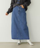 【ベイフロー/BAYFLOW】の腰回りすっきり ベルトレスデニムスカート 人気、トレンドファッション・服の通販 founy(ファニー) ファッション Fashion レディースファッション Fashion for Women スカート Skirts デニムスカート・カジュアルスカート Denim Skirts ベルト&ウエストマーク Belts & Waist Accessories おすすめ Recommended / Our Picks シンプル Simple, Minimal スリット Slit, Slit Detail デニム Denim, Jeans Material フリンジ Fringe, Tassel ベーシック Basic, Essential エレガント 上品 Elegant thumbnail インディゴ87|ID: prp329100004821963 ipo3291000000035048261