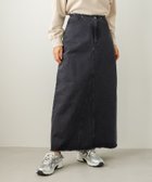 【ベイフロー/BAYFLOW】の腰回りすっきり ベルトレスデニムスカート 人気、トレンドファッション・服の通販 founy(ファニー) ファッション Fashion レディースファッション Fashion for Women スカート Skirts デニムスカート・カジュアルスカート Denim Skirts ベルト&ウエストマーク Belts & Waist Accessories おすすめ Recommended / Our Picks シンプル Simple, Minimal スリット Slit, Slit Detail デニム Denim, Jeans Material フリンジ Fringe, Tassel ベーシック Basic, Essential エレガント 上品 Elegant thumbnail ブラック19|ID: prp329100004821963 ipo3291000000035048263