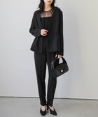 【ラジュール/Lajour】のペプラムジャケット+パンツ スーツセットアップ 人気、トレンドファッション・服の通販 founy(ファニー) ファッション Fashion レディースファッション Fashion for Women アウター Coat / Outerwear Collection レディースジャケット・軽アウター Jackets セットアップ Matching Sets レディースパンツ・ボトムス Pants & Trousers / Bottoms スーツ Business Suits & Workwear スーツジャケット・オフィスブレザー Suit Jackets / Blazers スーツパンツ・ドレスパンツ Suit Pants / Office Trousers / Dress Pants スーツセット・2点セット・レディーススーツ Suit Sets / 2-Piece Suits / Office Suit Sets ウォッシャブル Machine Washable ジャケット Jacket, Outerwear スーツ Suit, Formalwear セットアップ Set-Up, Coordinated Outfit センター Center, Center Line ビジネス 仕事 通勤 Business / Work / Commuting フェミニン Feminine, Girly フォーマル Formal, Dressy ペプラム Peplum, Flared Hem 入学式 Entrance Ceremony 卒業式 Graduation Ceremony 洗える Machine Washable thumbnail ブラック|ID: prp329100004821969 ipo3291000000035048296