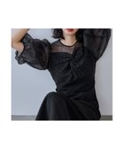 【ビーフラット/bflat】のラインストーンツイストパフスリーブドレス パーティードレス オケージョンドレス 人気、トレンドファッション・服の通販 founy(ファニー) ファッション Fashion レディースファッション Fashion for Women ワンピース Dresses フォーマル・パーティードレス・結婚式用ドレス Elegant & Casual Dresses おすすめ Recommended / Our Picks オーガンジー Organza Fabric ストーン Stone, Gem-Like スリーブ Sleeve, Long Sleeve / Short Sleeve ツイスト Tweed, Tweed Fabric デコルテ Décolleté, Neckline ドレス Dress, One-Piece エレガント 上品 Elegant 二次会 After Party 披露宴 Wedding Reception 結婚式 Wedding thumbnail ブラック|ID: prp329100004821971 ipo3291000000035048335