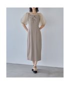 【ビーフラット/bflat】のラインストーンツイストパフスリーブドレス パーティードレス オケージョンドレス 人気、トレンドファッション・服の通販 founy(ファニー) ファッション Fashion レディースファッション Fashion for Women ワンピース Dresses フォーマル・パーティードレス・結婚式用ドレス Elegant & Casual Dresses おすすめ Recommended / Our Picks オーガンジー Organza Fabric ストーン Stone, Gem-Like スリーブ Sleeve, Long Sleeve / Short Sleeve ツイスト Tweed, Tweed Fabric デコルテ Décolleté, Neckline ドレス Dress, One-Piece エレガント 上品 Elegant 二次会 After Party 披露宴 Wedding Reception 結婚式 Wedding thumbnail グレージュ|ID: prp329100004821971 ipo3291000000035048339