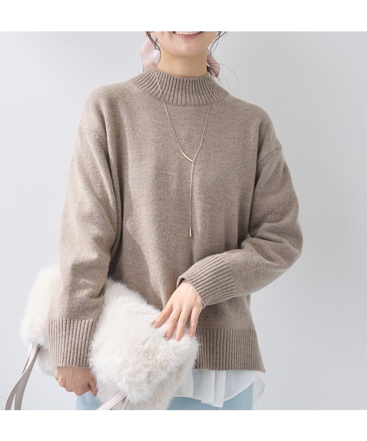 【インディヴィ/INDIVI】の【カシミヤ混】ミドルゲージ ハイネックニット 人気、トレンドファッション・服の通販 founy(ファニー) 　ファッション　Fashion　レディースファッション　Fashion for Women　トップス・カットソー　Cut & Sew Tops　ニット　Knit Tops & Sweaters　おすすめ　Recommended / Our Picks　スマート　Smart, Elegant　ハイネック　High Neck, Mock Neck　バランス　Balance, Style Balance　ミドル　Middle Length, Mid Height　ワイド　Wide, Wide Fit　 other-1|ID: prp329100004821979 ipo3291000000035048416