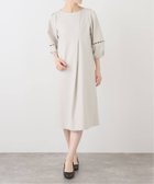 【ラ トータリテ/La TOTALITE】の【洗える】パールスリーブサックワンピース 人気、トレンドファッション・服の通販 founy(ファニー) ファッション Fashion レディースファッション Fashion for Women ワンピース Dresses 2025年 2025 2025-2026秋冬・A/W Autumn/Winter 2025–26 AW25–26 スマート Smart, Elegant スリーブ Sleeve, Long Sleeve / Short Sleeve パール Pearl, Pearl Accent フェミニン Feminine, Girly エレガント 上品 Elegant 洗える Machine Washable thumbnail ベージュ|ID: prp329100004821980 ipo3291000000035048433