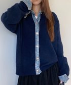 【ディアベル/DIAVEL】のデニムドッキングニットカーディガン/異素材切替デザイン 人気、トレンドファッション・服の通販 founy(ファニー) ファッション Fashion レディースファッション Fashion for Women トップス・カットソー Cut & Sew Tops ニット Knit Tops & Sweaters カーディガン・羽織り Layered Style Cardigans カーディガン Cardigan, Knitwear ガーリー Girly, Feminine Style キャップ Cap, Baseball Cap 切替 Switching, Contrast Panel シンプル Simple, Minimal セットアップ Set-Up, Coordinated Outfit デニム Denim, Jeans Material トレンド Trend, Trending Now ドッキング Docking, Mixed Material フレア Flare, Flared ベーシック Basic, Essential ポケット Pocket, Pocket Detail 再入荷 Restock / Back in Stock おすすめ Recommended / Our Picks thumbnail ネイビー|ID: prp329100004821983 ipo3291000000035048454