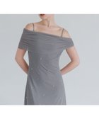 【レジャ/Leja】の2WAYチュールトップスパールAラインドレス結婚式 パーティードレス GRAY|ID: prp329100004821988 ipo3291000000035135482