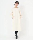 【ストロベリーフィールズ/STRAWBERRY FIELDS】のケーブルジャージワンピース 人気、トレンドファッション・服の通販 founy(ファニー) ファッション Fashion レディースファッション Fashion for Women ワンピース Dresses thumbnail オフベージュ2|ID: prp329100004821994 ipo3291000000035048547