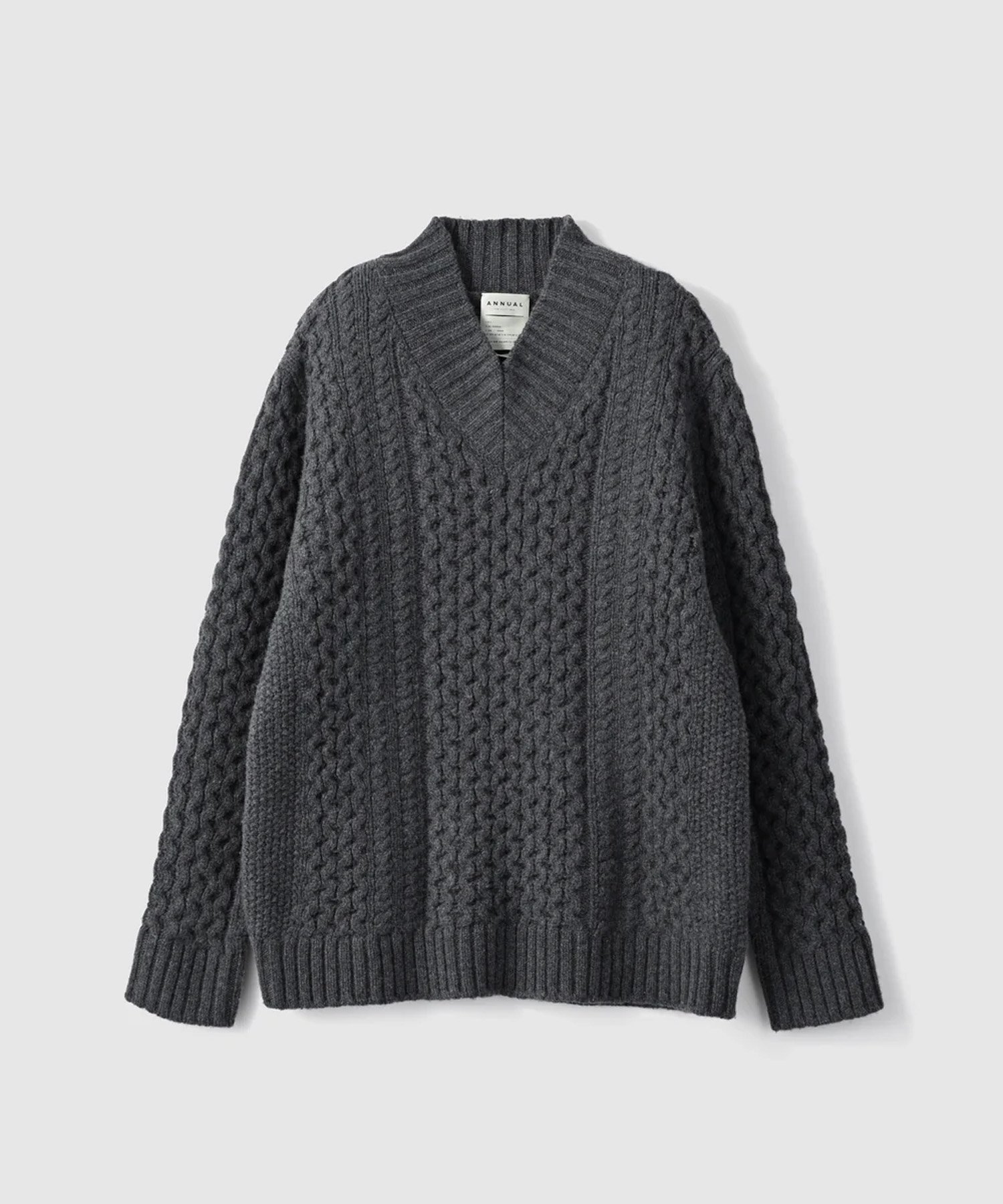 【その他のブランド/Other】のFisherman s sweater インテリア・キッズ・メンズ・レディースファッション・服の通販 founy(ファニー) 　ファッション　Fashion　レディースファッション　Fashion for Women　トップス・カットソー　Cut & Sew Tops　レディースパーカー・カジュアルフーディー　Casual Hoodies & Sweatshirts　スウェット・クルーネックトップス　Sweatshirts & Crewnecks / Relaxed Fit Sweat Tops　メンズ　Men's, Menswear　冬　Winter / This Winter　Charcoal|ID: prp329100004821997 ipo3291000000035048571