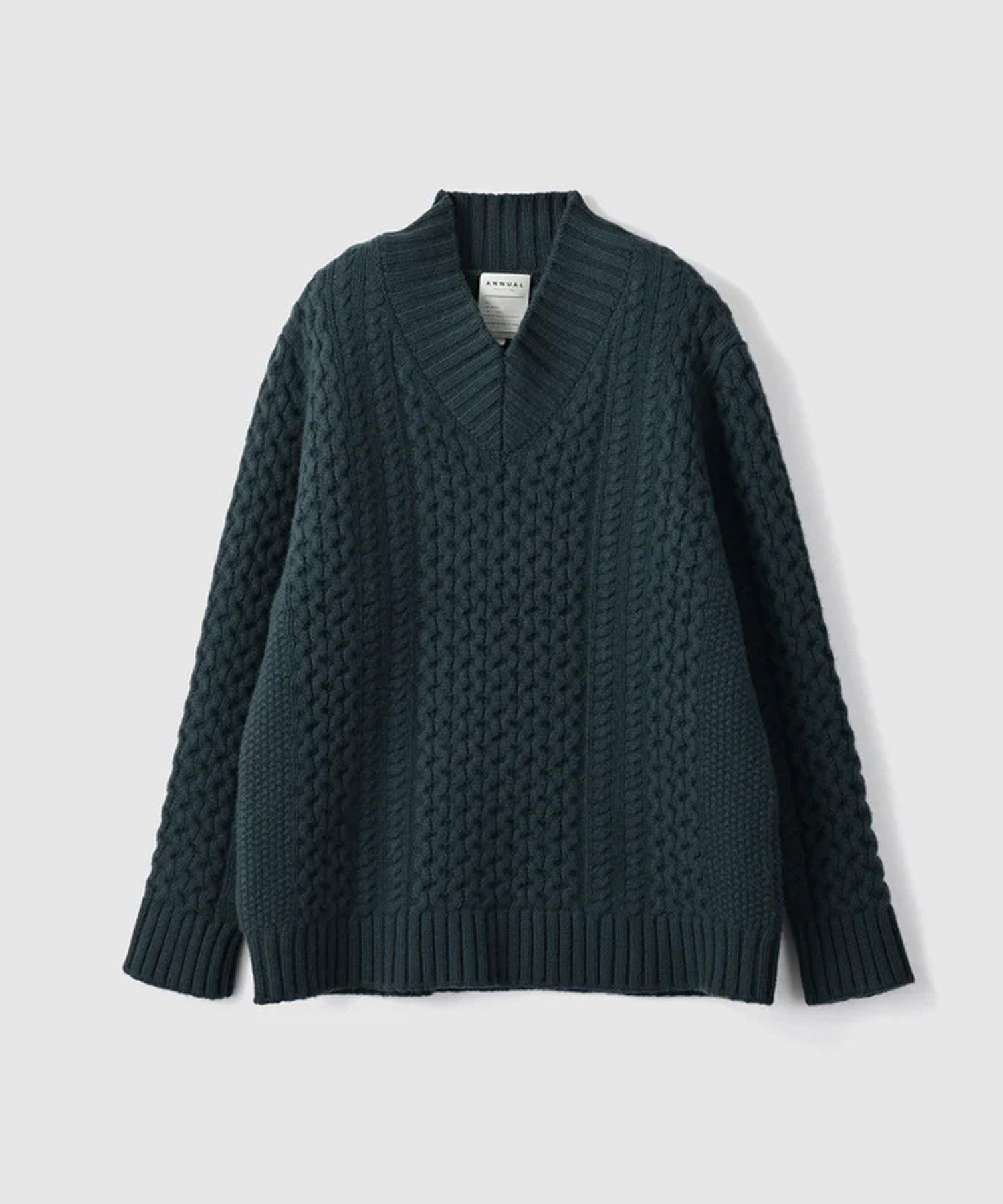 【その他のブランド/Other】のFisherman s sweater インテリア・キッズ・メンズ・レディースファッション・服の通販 founy(ファニー) 　ファッション　Fashion　レディースファッション　Fashion for Women　トップス・カットソー　Cut & Sew Tops　レディースパーカー・カジュアルフーディー　Casual Hoodies & Sweatshirts　スウェット・クルーネックトップス　Sweatshirts & Crewnecks / Relaxed Fit Sweat Tops　メンズ　Men's, Menswear　冬　Winter / This Winter　Dark green|ID: prp329100004821997 ipo3291000000035048573