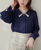 【ナチュラルクチュール/natural couture】のosono 重ね衿配色ブラウス 人気、トレンドファッション・服の通販 founy(ファニー) ファッション Fashion レディースファッション Fashion for Women トップス・カットソー Cut & Sew Tops シャツ・ブラウス・オフィスカジュアル Elegant Blouses & Button-Ups インナー Innerwear カーディガン Cardigan, Knitwear サテン Satin, Glossy Fabric ジャケット Jacket, Outerwear パール Pearl, Pearl Accent フェミニン Feminine, Girly ボトム Bottoms, Lower Wear 再入荷 Restock / Back in Stock おすすめ Recommended / Our Picks エレガント 上品 Elegant ビジネス 仕事 通勤 Business / Work / Commuting 2026年 2026 thumbnail ネイビー|ID: prp329100004822002 ipo3291000000035048633