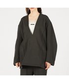 【プランク プロジェクト/PRANK PROJECT】のディープVネックスウェット 人気、トレンドファッション・服の通販 founy(ファニー) ファッション Fashion レディースファッション Fashion for Women トップス・カットソー Cut & Sew Tops レディースパーカー・カジュアルフーディー Casual Hoodies & Sweatshirts スウェット・クルーネックトップス Sweatshirts & Crewnecks / Relaxed Fit Sweat Tops Vネックトップス V-Neck Tops / V-Cut Neckline Shirts インナー Innerwear スウェット / スエット Sweatshirt, Sweatwear セットアップ Set-Up, Coordinated Outfit リラックス Relax, Relaxed Fit エレガント 上品 Elegant thumbnail BLK|ID: prp329100004822012 ipo3291000000035048749