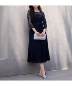 【ドレス/DRESS+】のレース*プリーツのパーティーワンピース 人気、トレンドファッション・服の通販 founy(ファニー) ファッション Fashion レディースファッション Fashion for Women ワンピース Dresses エレガント 上品 Elegant ドレス Dress, One-Piece フロント Front, Front Design プリーツ Pleats, Pleated リボン Ribbon, Bow レース Lace, Lace Fabric thumbnail ネイビー|ID: prp329100004822014 ipo3291000000035048829