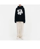 【マリメッコ/marimekko】のRunoja Unikko placement フーディ 人気、トレンドファッション・服の通販 founy(ファニー) ファッション Fashion レディースファッション Fashion for Women スタイリッシュ Stylish, Fashionable ドローストリング Drawstring, Pull Cord パターン Pattern, Design Print フロント Front, Front Design プリント Print, Printed Pattern モチーフ Motif, Design Theme thumbnail ブラック×オフホワイト|ID: prp329100004822016 ipo3291000000035048859