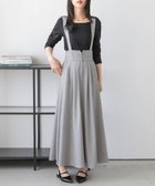 【ラジュール/Lajour】のフレアジャンパースカート 人気、トレンドファッション・服の通販 founy(ファニー) ファッション Fashion レディースファッション Fashion for Women スカート Skirts クラシカル Classical, Vintage-Inspired シャーリング Shirring, Ruched シンプル Simple, Minimal ツイル Twist, Twisted Detail フェミニン Feminine, Girly フレア Flare, Flared マキシ Maxi, Full Length エレガント 上品 Elegant 楽ちん Easy Fit, Comfortable thumbnail 杢グレー|ID: prp329100004822018 ipo3291000000035048877