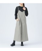 【ビームス ハート/BEAMS HEART】のジップ キャミソール ワンピース * スウェット プルオーバー 25AW GREIGE/OP×BLACK/IN|ID: prp329100004822042 ipo3291000000035049204