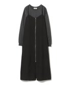 【ビームス ハート/BEAMS HEART】のジップ キャミソール ワンピース * スウェット プルオーバー 25AW BLACK/OP×CHARCOAL/IN|ID: prp329100004822042 ipo3291000000035049206