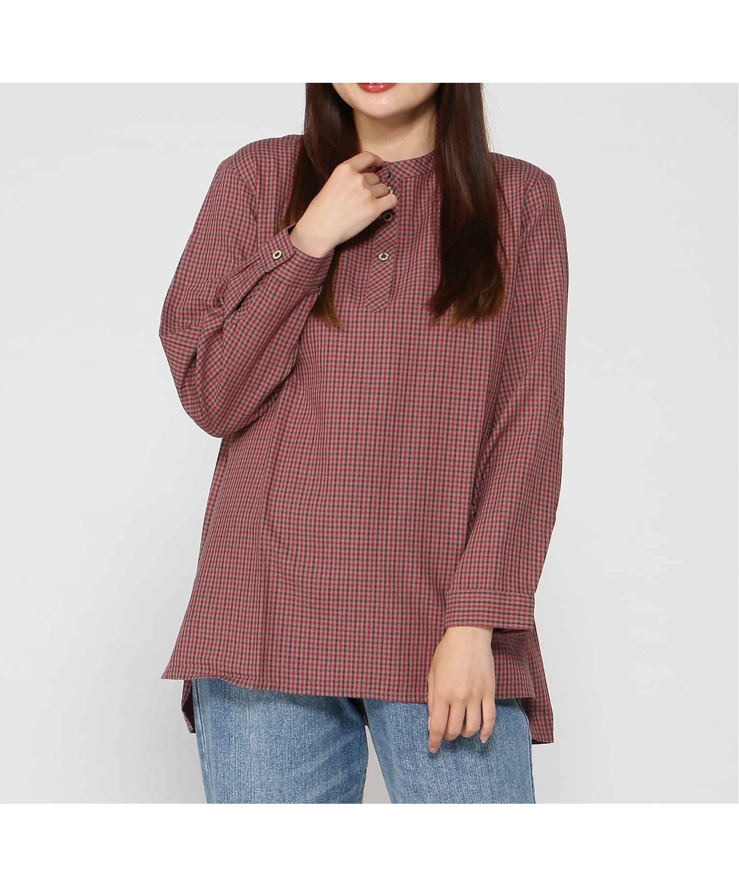 【クロコダイル/CROCODILE】のマルチギンガム チュニック 人気、トレンドファッション・服の通販 founy(ファニー) 　ファッション　Fashion　レディースファッション　Fashion for Women　トップス・カットソー　Cut & Sew Tops　ギンガム　Gingham, Gingham Fabric　シンプル　Simple, Minimal　チュニック　Tunic, Long Top　ボトム　Bottoms, Lower Wear　 other-1|ID: prp329100004822044 ipo3291000000035049237