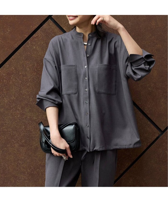 【ジャーナルスタンダード/JOURNAL STANDARD】の《追加3》ウーリッシュツイルタックボリュームシャツ インテリア・キッズ・メンズ・レディースファッション・服の通販 founy(ファニー) https://founy.com/ ファッション Fashion レディースファッション Fashion for Women トップス・カットソー Cut & Sew Tops シャツ・ブラウス・オフィスカジュアル Elegant Blouses & Button-Ups ルーズ Loose, Oversized 洗える Machine Washable 秋 Autumn 羽織 Haori, Light Jacket |ID: prp329100004822048 ipo3291000000035049323