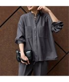 【ジャーナルスタンダード/JOURNAL STANDARD】の《追加3》ウーリッシュツイルタックボリュームシャツ グレー|ID: prp329100004822048 ipo3291000000035049325