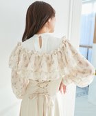 【マジェスティック レゴン/MAJESTIC LEGON】のウエストきゅっとオフショルワンピ 人気、トレンドファッション・服の通販 founy(ファニー) ファッション Fashion レディースファッション Fashion for Women ワンピース Dresses インナー Innerwear 春 Spring カットソー Cut and Sewn Top カーディガン Cardigan, Knitwear とろみ Fluid, Flowy Fabric ダウン Down, Puffer トレンド Trend, Trending Now ドッキング Docking, Mixed Material フェミニン Feminine, Girly レース Lace, Lace Fabric 再入荷 Restock / Back in Stock thumbnail ベージュ柄|ID: prp329100004822052 ipo3291000000035049374