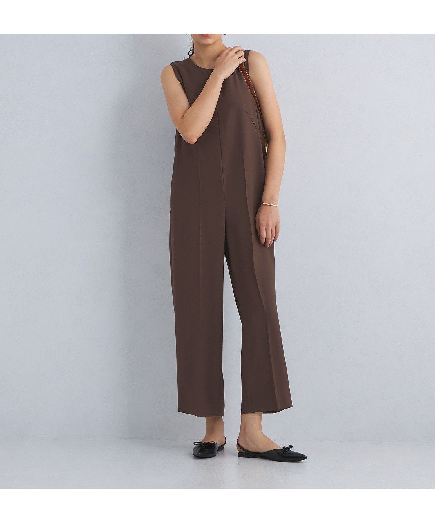 【ユナイテッドアローズ/UNITED ARROWS】のSEASONAL COLLECTION クルーネック オールインワン インテリア・キッズ・メンズ・レディースファッション・服の通販 founy(ファニー) 　ファッション　Fashion　レディースファッション　Fashion for Women　ワンピース　Dresses　オールインワン・ワンピース　Dresses and Jumpsuits　インナー　Innerwear　秋　Autumn　カットソー　Cut and Sewn Top　カーディガン　Cardigan, Knitwear　コレクション　Collection, Seasonal Line　サテン　Satin, Glossy Fabric　シアー　Sheer, See-Through　シンプル　Simple, Minimal　ジャケット　Jacket, Outerwear　スパンコール　Sequins, Sequin Embellishment　スリット　Slit, Slit Detail　センター　Center, Center Line　ドレープ　Drape, Draping Fabric　パターン　Pattern, Design Print　ビスチェ　Bustier, Corset Top　リラックス　Relax, Relaxed Fit　ロング　Long, Long-Length　冬　Winter / This Winter　アウトレット　Outlet / Clearance　おすすめ　Recommended / Our Picks　エレガント 上品　Elegant　MD.BROWN|ID: prp329100004822054 ipo3291000000035049395