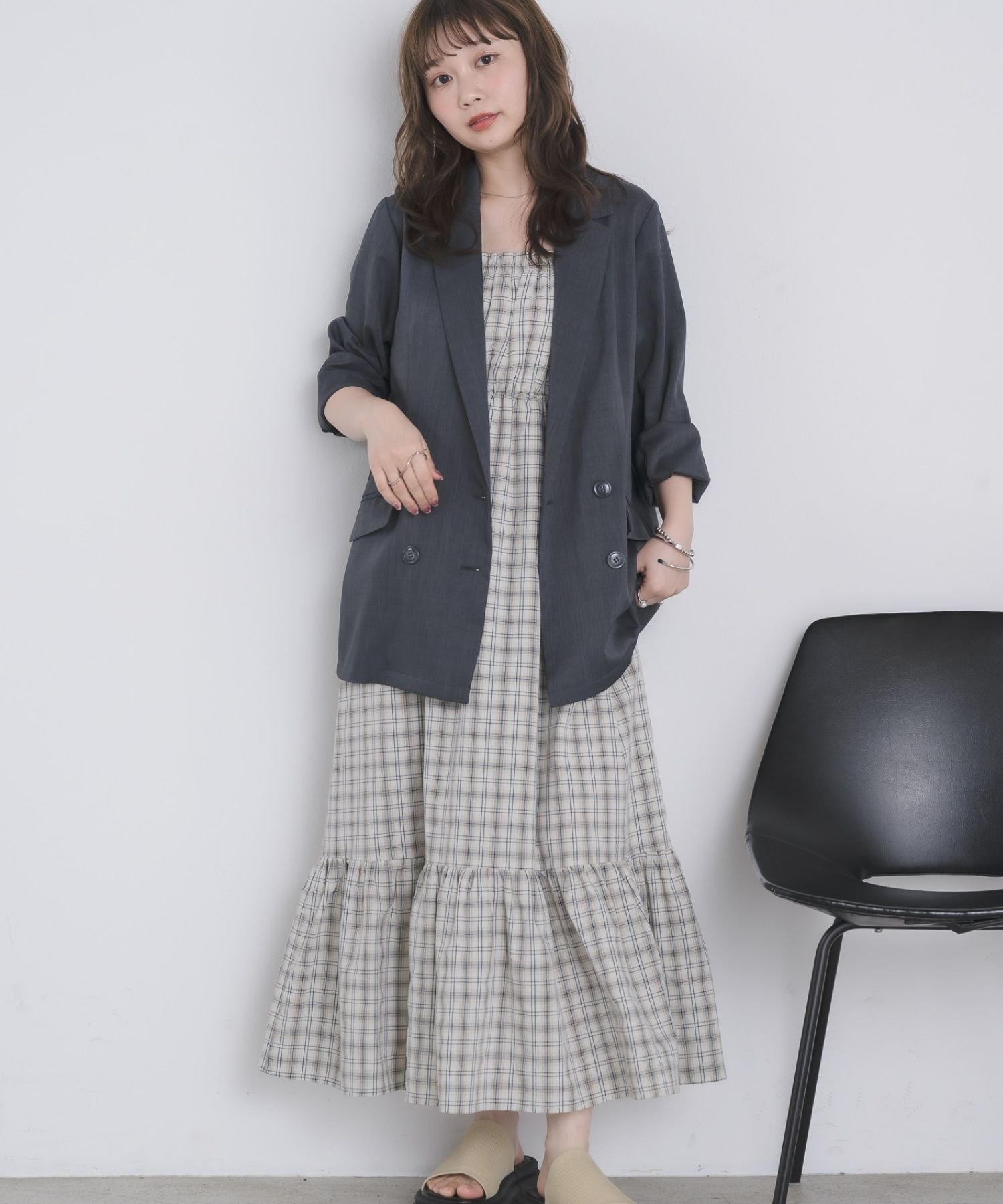 【レトロガール/RETRO GIRL】のギャザーキャミOP インテリア・キッズ・メンズ・レディースファッション・服の通販 founy(ファニー) 　ファッション　Fashion　レディースファッション　Fashion for Women　トップス・カットソー　Cut & Sew Tops　キャミソール&ノースリーブ　Camisoles & Sleeveless Tops　インナー　Innerwear　キャミワンピース　Cami Dress, Slip Dress　チェック　Check, Plaid, Tartan　トレンド　Trend, Trending Now　ベーシック　Basic, Essential　マーメイド　Mermaid, Fishtail Silhouette　切替　Switching, Contrast Panel　夏　Summer　春　Spring　秋　Autumn　ブラウン/チェック|ID: prp329100004822065 ipo3291000000035049568