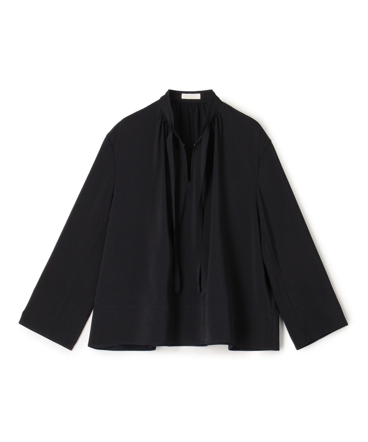 【トゥモローランド/TOMORROWLAND】の2-wayストレッチ タイ付きスタンドカラーブラウス インテリア・キッズ・メンズ・レディースファッション・服の通販 founy(ファニー) 　ファッション　Fashion　レディースファッション　Fashion for Women　トップス・カットソー　Cut & Sew Tops　シャツ・ブラウス・オフィスカジュアル　Elegant Blouses & Button-Ups　ギャザー　Gathered, Ruffled　シルク　Silk, 100% Silk　スタンド　Stand Collar, Upright Stand　ストレッチ　Stretch, Stretchy Fabric　セットアップ　Set-Up, Coordinated Outfit　とろみ　Fluid, Flowy Fabric　ドレープ　Drape, Draping Fabric　フォルム　Silhouette, Form　リラックス　Relax, Relaxed Fit　おすすめ　Recommended / Our Picks　日本製　Made In Japan　セレモニー　Ceremony　入学式　Entrance Ceremony　69 ネイビー|ID: prp329100004822071 ipo3291000000035049677