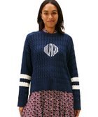 【トミーヒルフィガー/TOMMY HILFIGER】のテクスチャードグラフィッククルーネックセーター 人気、トレンドファッション・服の通販 founy(ファニー) ファッション Fashion レディースファッション Fashion for Women アメリカン American Style クラシック Classic, Timeless Style クロップド Cropped, Short Length ゴルフ Golf ショルダー Shoulder, Shoulder Strap スポーティ Sporty, Casual Athletic デニム Denim, Jeans Material ドロップ Drop Shoulder, Dropped Style バランス Balance, Style Balance フロント Front, Front Design モダン Modern, Contemporary 人気 Popular, Best Seller 今季 This Season, Current Season thumbnail ネイビーC1G|ID: prp329100004822076 ipo3291000000035049719