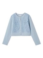 【セルフォード/CELFORD】の【セットアップ対応】チュール刺繍ドッキングカーディガン 人気、トレンドファッション・服の通販 founy(ファニー) ファッション Fashion レディースファッション Fashion for Women トップス・カットソー Cut & Sew Tops カーディガン・羽織り Layered Style Cardigans カーディガン Cardigan, Knitwear スマート Smart, Elegant セットアップ Set-Up, Coordinated Outfit チュール Tulip, Tulip Motif ドッキング Docking, Mixed Material パッチ Patch, Appliqué ビジュー Bijou, Jewel-like Accent フォーマル Formal, Dressy ボックス Boxy, Box Shape ポケット Pocket, Pocket Detail メタル Metal, Metal Parts モチーフ Motif, Design Theme レース Lace, Lace Fabric 羽織 Haori, Light Jacket thumbnail SAX[083]|ID: prp329100004822086 ipo3291000000035049853