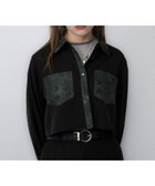 【ハレ/HARE】のジャガードキリカエショートシャツ 人気、トレンドファッション・服の通販 founy(ファニー) ファッション Fashion レディースファッション Fashion for Women トップス・カットソー Cut & Sew Tops シャツ・ブラウス・オフィスカジュアル Elegant Blouses & Button-Ups おすすめ Recommended / Our Picks インナー Innerwear ウェーブ Wavy Pattern ショート Short, Short Length ストレート Straight, Straight Cut フィット Fit, Slim Fit ボトム Bottoms, Lower Wear エレガント 上品 Elegant thumbnail グリーン78|ID: prp329100004822091 ipo3291000000035049898