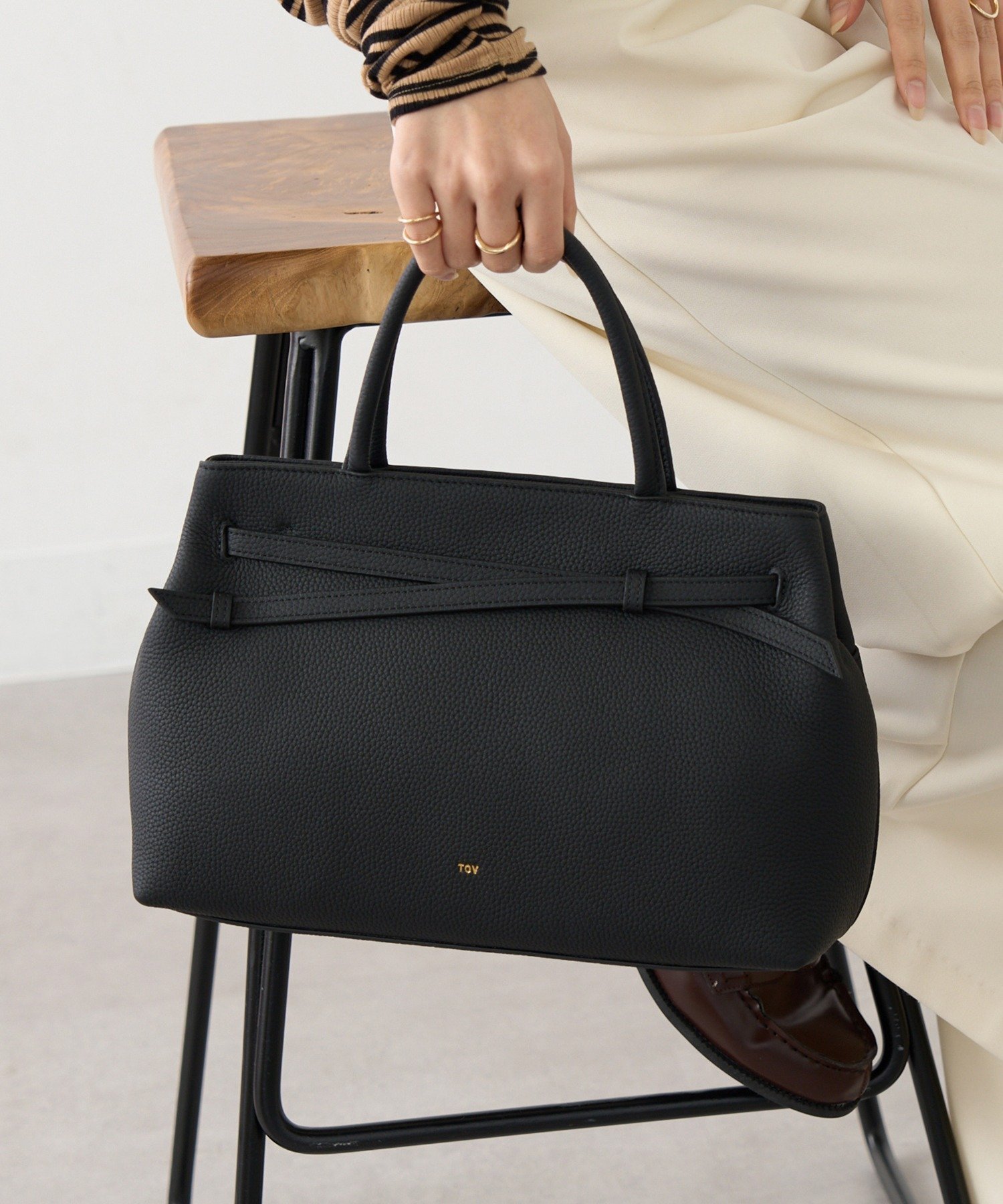 【セットアップセブン/SETUP7】のTOV/MIMI TOTE S/トートバッグ 人気、トレンドファッション・服の通販 founy(ファニー) 　ファッション　Fashion　レディースファッション　Fashion for Women　バッグ　Bags　クラシック　Classic, Timeless Style　傘　Umbrella, Parasol　ショルダー　Shoulder, Shoulder Strap　ジャケット　Jacket, Outerwear　スマート　Smart, Elegant　財布　Wallet, Purse　タンブラー　Tumbler, Travel Mug　定番　Standard, Basic Item　リボン　Ribbon, Bow　再入荷　Restock / Back in Stock　エレガント 上品　Elegant　 other-1|ID: prp329100004822100 ipo3291000000035049965