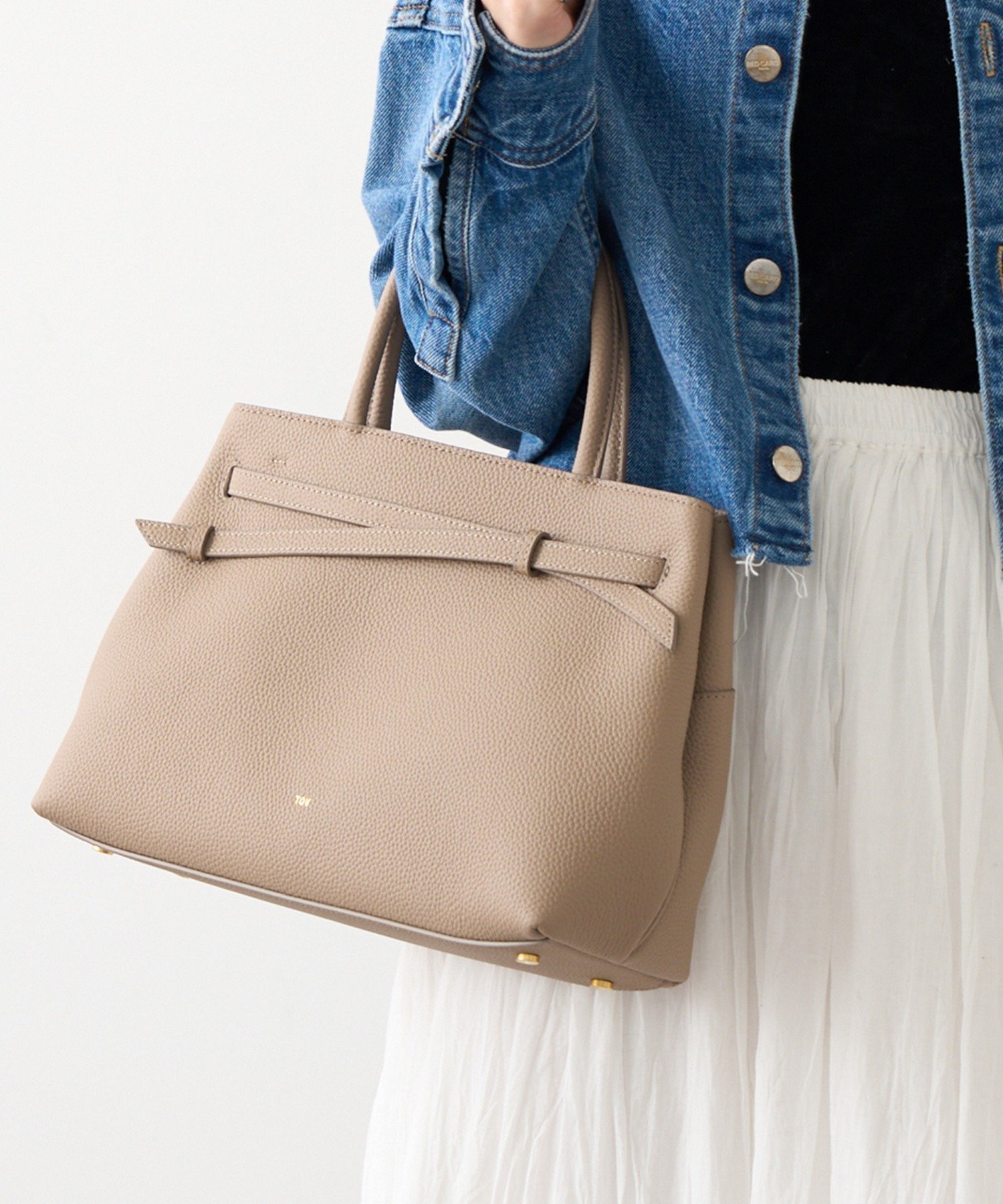 【セットアップセブン/SETUP7】のTOV/MIMI TOTE S/トートバッグ インテリア・キッズ・メンズ・レディースファッション・服の通販 founy(ファニー) 　ファッション　Fashion　レディースファッション　Fashion for Women　バッグ　Bags　クラシック　Classic, Timeless Style　傘　Umbrella, Parasol　ショルダー　Shoulder, Shoulder Strap　ジャケット　Jacket, Outerwear　スマート　Smart, Elegant　財布　Wallet, Purse　タンブラー　Tumbler, Travel Mug　定番　Standard, Basic Item　リボン　Ribbon, Bow　再入荷　Restock / Back in Stock　エレガント 上品　Elegant　GREIGE|ID: prp329100004822100 ipo3291000000035049969