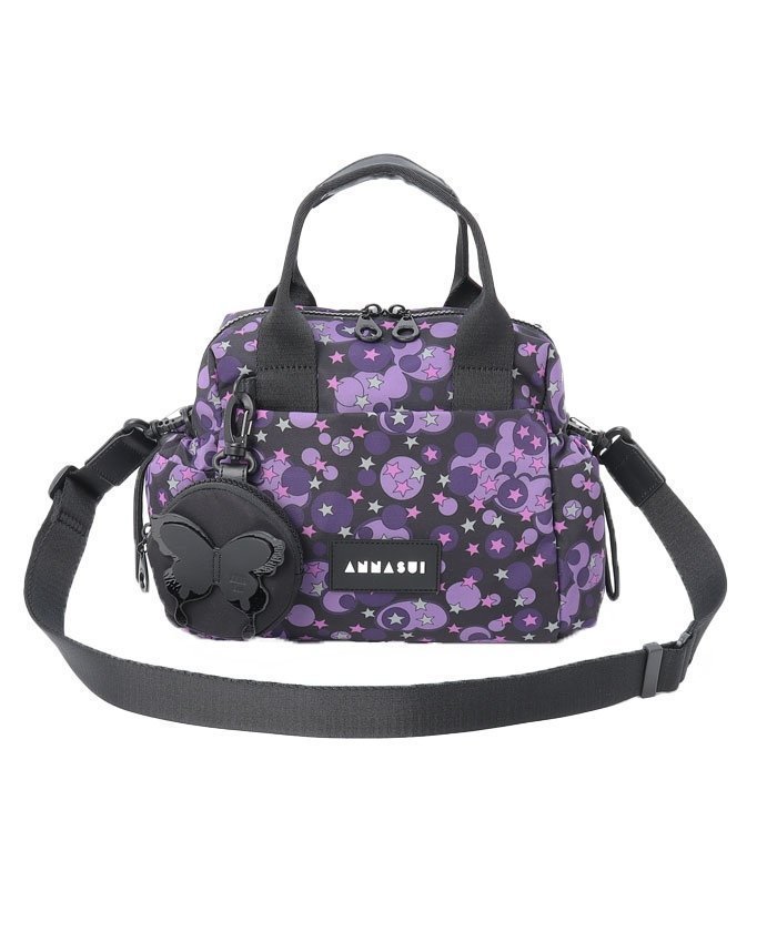 【クイーポ/KUIPO】のヴァケーション ミニボストンバッグ インテリア・キッズ・メンズ・レディースファッション・服の通販 founy(ファニー) 　ファッション　Fashion　レディースファッション　Fashion for Women　バッグ　Bags　おすすめ　Recommended / Our Picks　ショルダー　Shoulder, Shoulder Strap　バタフライ　Butterfly, Butterfly Motif　ボストンバッグ　Boston Bag, Retro Bag　ポーチ　Pouch, Small Case　軽量　Lightweight, Ultra Light　パープル|ID: prp329100004822141 ipo3291000000035050346