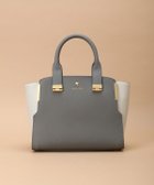 【サマンサタバサ/SamanTha Thavasa】のPomme d espoir ポムディスポワール バイカラーハンドルバッグ 人気、トレンドファッション・服の通販 founy(ファニー) ファッション Fashion レディースファッション Fashion for Women バッグ Bags シェイプ Shape, Slim Fit エレガント 上品 Elegant 定番 Standard, Basic Item thumbnail ダークグレー|ID: prp329100004822167 ipo3291000000035050580