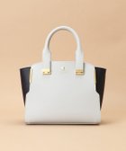 【サマンサタバサ/SamanTha Thavasa】のPomme d espoir ポムディスポワール バイカラーハンドルバッグ 人気、トレンドファッション・服の通販 founy(ファニー) ファッション Fashion レディースファッション Fashion for Women バッグ Bags シェイプ Shape, Slim Fit エレガント 上品 Elegant 定番 Standard, Basic Item thumbnail ライトグレー|ID: prp329100004822167 ipo3291000000035050581
