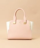 【サマンサタバサ/SamanTha Thavasa】のPomme d espoir ポムディスポワール バイカラーハンドルバッグ 人気、トレンドファッション・服の通販 founy(ファニー) ファッション Fashion レディースファッション Fashion for Women バッグ Bags シェイプ Shape, Slim Fit エレガント 上品 Elegant 定番 Standard, Basic Item thumbnail ベビーピンク|ID: prp329100004822167 ipo3291000000035050583