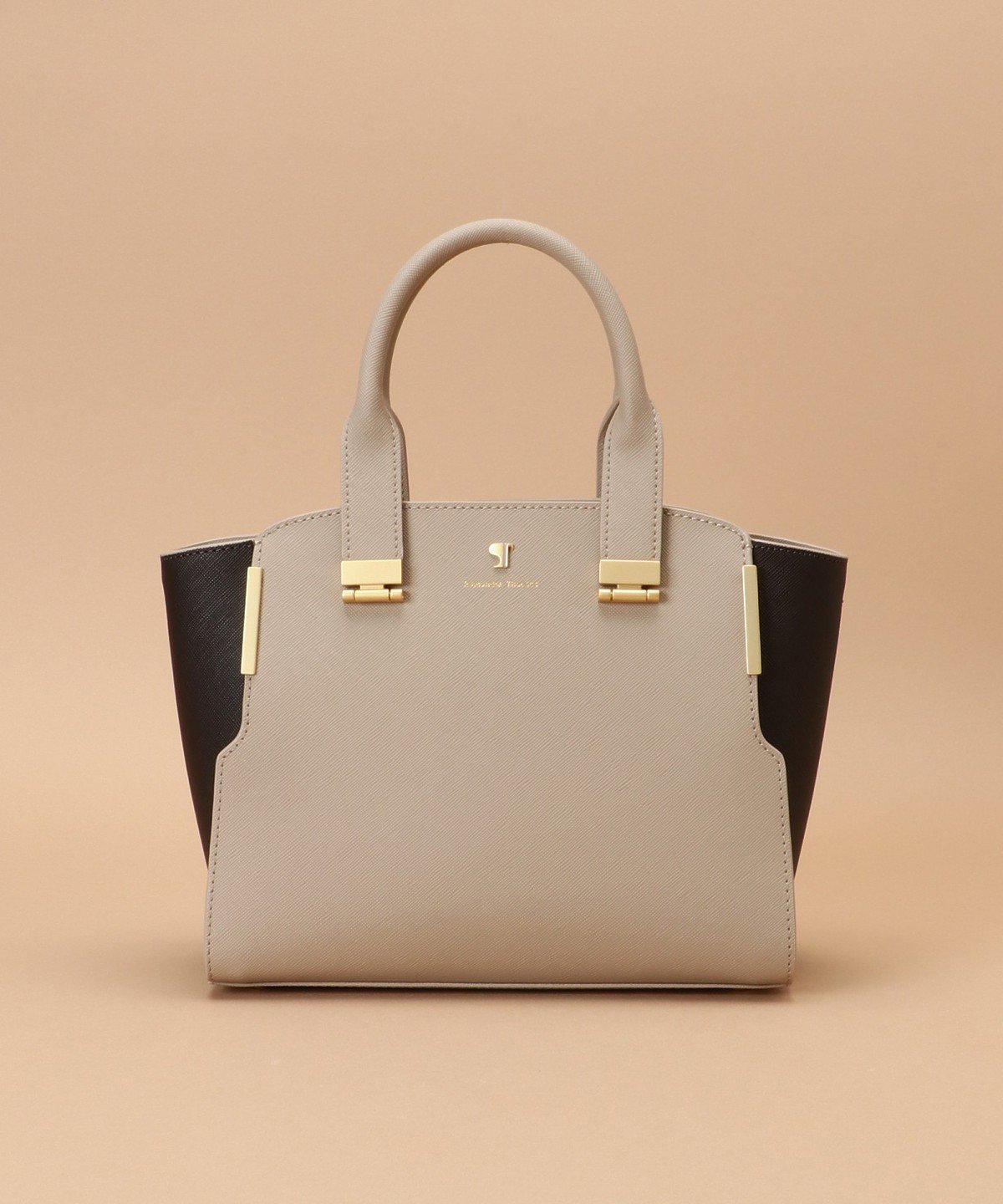 【サマンサタバサ/SamanTha Thavasa】のPomme d espoir ポムディスポワール バイカラーハンドルバッグ インテリア・キッズ・メンズ・レディースファッション・服の通販 founy(ファニー) 　ファッション　Fashion　レディースファッション　Fashion for Women　バッグ　Bags　シェイプ　Shape, Slim Fit　エレガント 上品　Elegant　定番　Standard, Basic Item　ベージュ|ID: prp329100004822167 ipo3291000000035050584