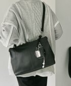 【イア パピヨネ/ear PAPILLONNER】の《本革/A4サイズ対応》2wayスクエアショルダーバッグ 人気、トレンドファッション・服の通販 founy(ファニー) ファッション Fashion レディースファッション Fashion for Women バッグ Bags 軽量 Lightweight, Ultra Light ショルダー Shoulder, Shoulder Strap シンプル Simple, Minimal スクエア Square, Square Shape フォルム Silhouette, Form ポケット Pocket, Pocket Detail マグネット Magnet, Magnetic Closure エレガント 上品 Elegant ビジネス 仕事 通勤 Business / Work / Commuting thumbnail ブラック|ID: prp329100004822185 ipo3291000000035050697