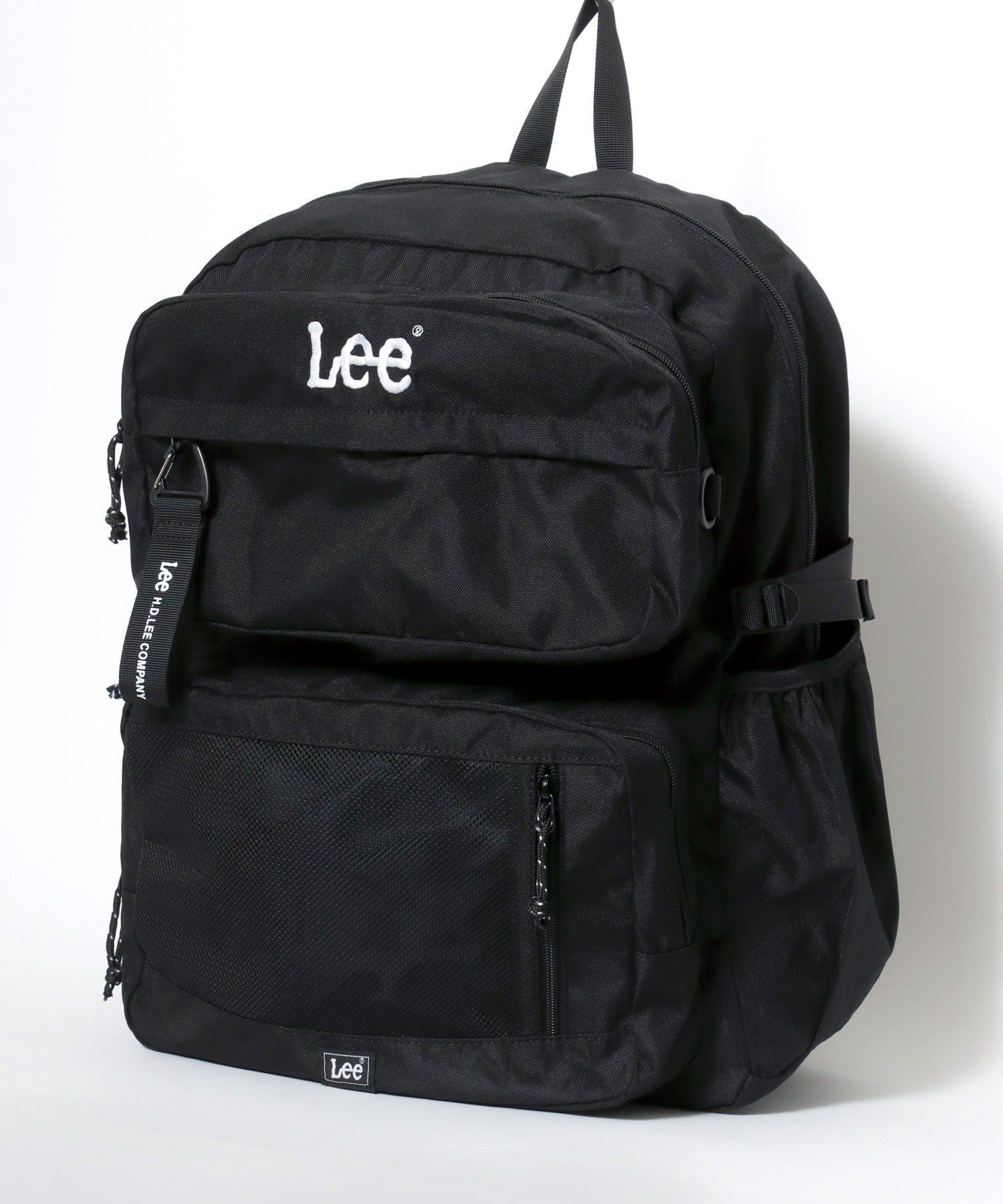 【ラザル/LAZAR】のLee リー リュック バックパック 撥水 大容量 多機能 刺繍 ロゴ チャーム付 メンズ レディース ユニセックス 人気、トレンドファッション・服の通販 founy(ファニー) 　ファッション　Fashion　レディースファッション　Fashion for Women　バッグ　Bags　アウトドア　Outdoor Clothing　カーゴパンツ　Cargo Pants, Utility Pants　カーディガン　Cardigan, Knitwear　キャップ　Cap, Baseball Cap　キャラクター　Character, Licensed Characters　クッション　Cushion, Throw Pillow　傘　Umbrella, Parasol　軽量　Lightweight, Ultra Light　サングラス　Sunglasses, Shades　サンダル　Sandals, Summer Shoes　ジャケット　Jacket, Outerwear　ジーンズ　Jeans, Denim Pants　ストライプ　Stripe, Striped Pattern　スニーカー　Sneakers, Trainers　スポーツ　Sports, Activewear　スラックス　Slacks, Dress Pants　センター　Center, Center Line　財布　Wallet, Purse　チャーム　Charm, Pendant　デイパック　Daypack, Casual Backpack　デニム　Denim, Jeans Material　定番　Standard, Basic Item　人気　Popular, Best Seller　パーカー　Hoodie, Parka　フレア　Flare, Flared　ブルゾン　Blouson, Bomber Jacket　ベーシック　Basic, Essential　 other-1|ID: prp329100004822191 ipo3291000000035050750